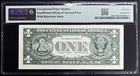 1969b  1 Federal Reserve Note- Insufficient Ink  Rejection Mark Error Pmg 65epq