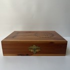 Bible Case Wood Box The Holy Bible Jesus Brown Wood W Bible Strap Holder