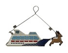 Norwegian Cruise Line Reindeer Ship Metal Larger Christmas Ornament New In Box