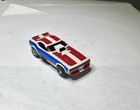 Aurora Afx Red white blue Plymouth Cuda Funny Car Ho Slot Car See Demo Video