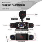 360   1080p Wifi Dash Cam Recorder-4channel Car Camera Dvr Vehicle Video G-sensor