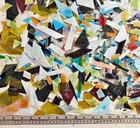 12  Pounds Of Assorted Mosaic-stained Glass Scrap  Free Priority Mail Shipping