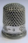 Antique Ornate Vintage Sterling Silver Thimbles - Lot Of Three - 10 16 Grams