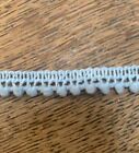 2 1 2 Yd vintage Tiny 3 8    Blue Pom Pom Ball Trim - Doll scrapbooking