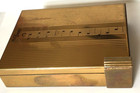 Volupte Usa Vintage Gold Tone Powder   Lipstick Holder Music Box Music Very Slow