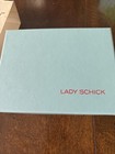 Vtg Lady Schick Air Styler Hair Dryer Brush Model 338 Blue Case Original Box