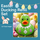 25pcs Easter Rubber Ducks 2  Assorted Duckies Party Favors Bath Pool Jeep Decor
