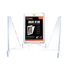 50pcs Clear Acrylic Trading Card Stands For Coins Sports Cards Display Holder Us