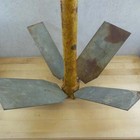 Rare Old Collapsible Folding Anchor Yellow Cast Iron Galvanized 16lb 33 