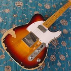Vintage 52  Tl Electric Guitar Heavy Relic Ash Body Active Pickup 3ts Color 