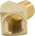 45 Degree Street Elbow 1 8  Npt Male X 1 8  Npt Female Brass Pipe Fitting  pack