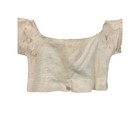 Antique Victorian Girls Undershirt Muslin Button Back 1800s
