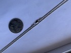 10k Solid White Gold 2mm Cuban Link Chain Necklace Men Women Size 16 -26  