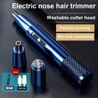 Rechargeable Electric Nose Ear Hair Trimmer Eyebrow Shaver Beard Clipper Unisex