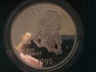 1995 Civil War Battlefield 90  Silver Proof Dollar Coin-box  Case  Capsule   Coa