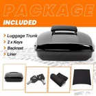 5 5  Razor Pack Trunk Backrest For Harley Davidson Touring Street Road Glide 14 