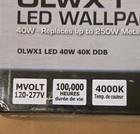 Lithonia Lighting Olwx1 Led Wall Pack     Outdoor Wall Mount     New 4030 Lumens