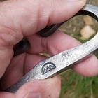 Traditional Flint   Steel Striker - Hand Forged High Carbon Steel - Primitive Fi