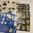 Hallmark Vintage 90s Random Stickers Lot Disney Christmas Dogs Flowers Cute