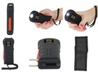 Stun Master Police Black Mini Stun Gun 4  8 Milliamp Rechargeable Led Flashlight