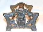 Antique Art Nouveau Brass Expanding Sliding Bookends  Halloween Owl  Judd
