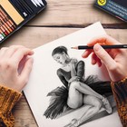 Drawing Sketching Pencil Set  42 Pack Pro Art Pencil Kit With Graphite Pencil