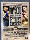 Roy Jones Jr Signed Poster 24x36 Boxing Glove 7 18 98 Msg Nyc Autograph Hof Jsa