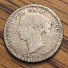 10 Cents 1882h Canada Queen Victoria Silver C    Dime