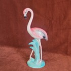 2 Vintage 1950 s Pink Flamingo Ceramic Figurines 12    7 5  By Brad Keeler