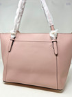 Michael Kors Ciara Leather Pvc Large Top Zip Tote Bag Handbag Blossom