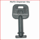 Merfin Dispenser Key For Paper Towel  Toilet Tissue Dispensers -  6 pk  