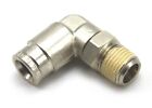 Paintball Norgren Macroline Macro Fitting 90 90   Swivel Nickel Air Line Elbow 