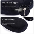 Memory Foam U Shaped Travel Pillow Neck Head Back Support Rest Cushion Airplane