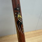 Vintage Hand Painted Wooden Didgeridoo 16 Inch Kangaroo Art 