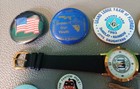 Lot Of 14 Vtg Freemason Masonic 1980  90 s Florida Pins Bages Watch Patches