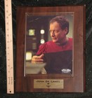 John De Lancie Signed Q Star Trek Voyager 12x15 Autograph Photo Plaque