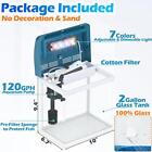 Small Fish Tank 2 Gallon Glass Aquarium Starter Kits Self Cleaning Led Light