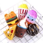6pcs Slow Rising Squishies Squishy Toys Jumbo Squishies  Hamburger Popcorn Cake 
