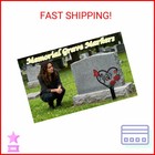 Heart Memorial Plaque Grave Marker For Cemetery memorial Grave Markers Cemetery