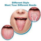 3 Pcs Metal Tongue Scraper  Tongue Scrapers For Adults Kids  Stainless Steel