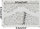 Rose Flower Polymer Clay Mold Rose Epoxy Resin Silicone Molds For Diy Crafts Epo