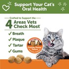 Wellness Cat Dental Treats  Natural Chews  Chicken Flavor   4 5 Ounce Bag 