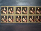 Scott  4206a Madonna Of The Carnation Double Sided Pane Of 20 41   Stamps  2007 