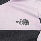 The North Face Women s Large Colorblock Fleece Jacket Lavender Black Full Zip