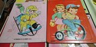 Vintage Whitman Kids Puzzles Lot Of 4   2 More Fuzzy Tiger Kangaroo Chatty Baby