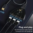 4k 2k 3 Port Hdtv-compatible Switch 4k 3d Video Switcher Kvm Splitter 3 Input 1