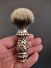 Antique vintage Shave Brush New 18mm Two Band Badger Knot 100  Years Old