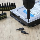Bates Torx Bit Set  15 Pieces T4-t40  Tamper Proof Security Star Bits  1 4 Hex S