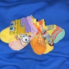 Spongebob Squarepants Unisex Kids Multicolor Low Cut Ankle Socks Size S