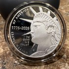 2026 S Enduring Liberty Siiver Proof Half Doilar In Protective Air-tite Capsule